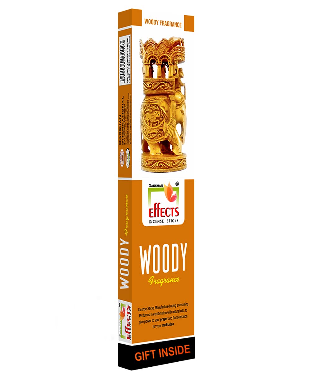 Darshan Incense Woody Fragrance Incense Sticks Agarbatti Pack of 7