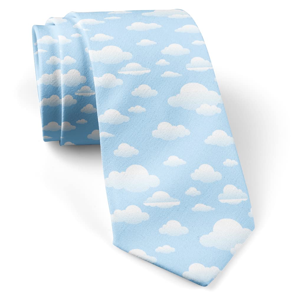 403 Men's Tie 1931 Traditional Tie Clouds Separate Skinny Ties Casual Business Tie Soft Formal Tie For Formal Business Uniform Prom