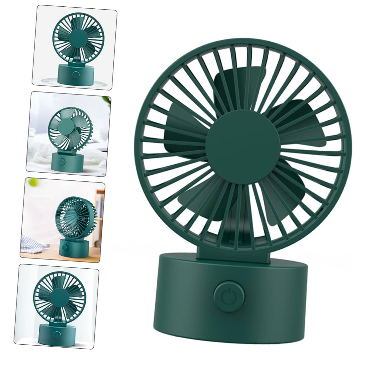 2pezzi Ventilatore Usb Portatile Scrivania Regolabili Mini Ventilatore Silenzioso e