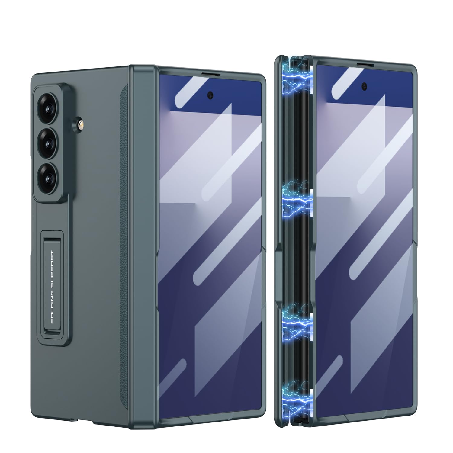 Amazon.co.jp: Galaxy Z Fold7 ケース ガラスフィルム付き Samsung