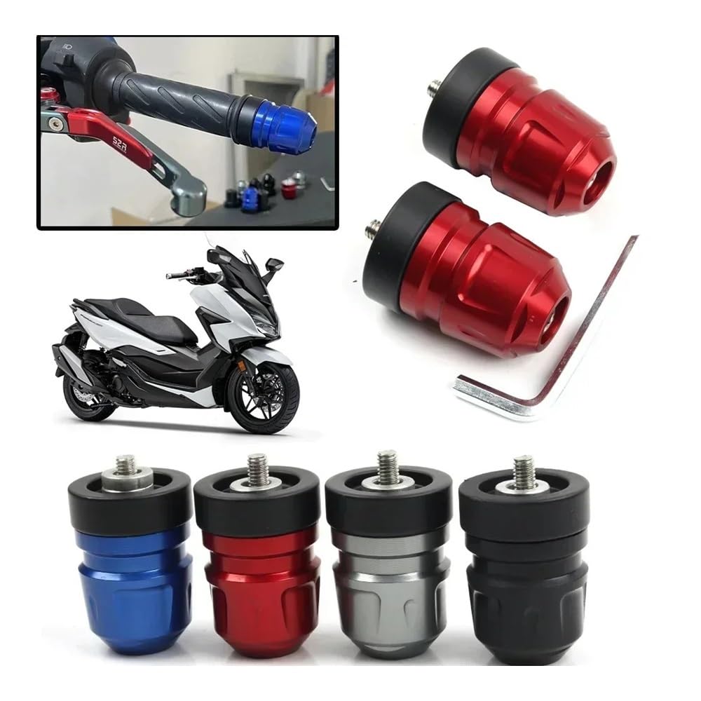 Per Ho&nda Forza 300 250 125 FORZA 350 MF14 MF13 Moto Manubrio End Manubrio Equilibrio Tappi Manubrio Peso Cursore Caps Handlebar Slider