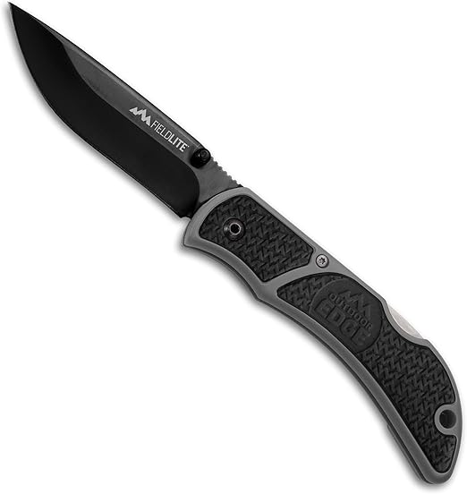 OUTDOOR EDGE FieldLite EverydayCarry Pocket Knife (Black
