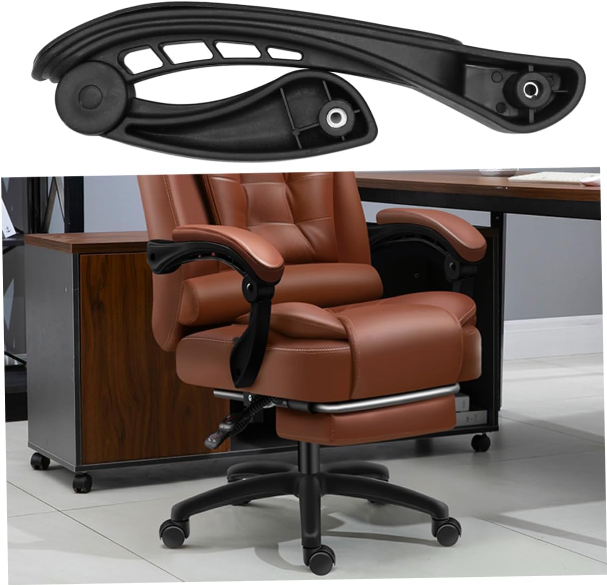 KICHOUSE Office Chair Accessories 2pcs Universal Armrest Net for Ergonomic Computer Chair