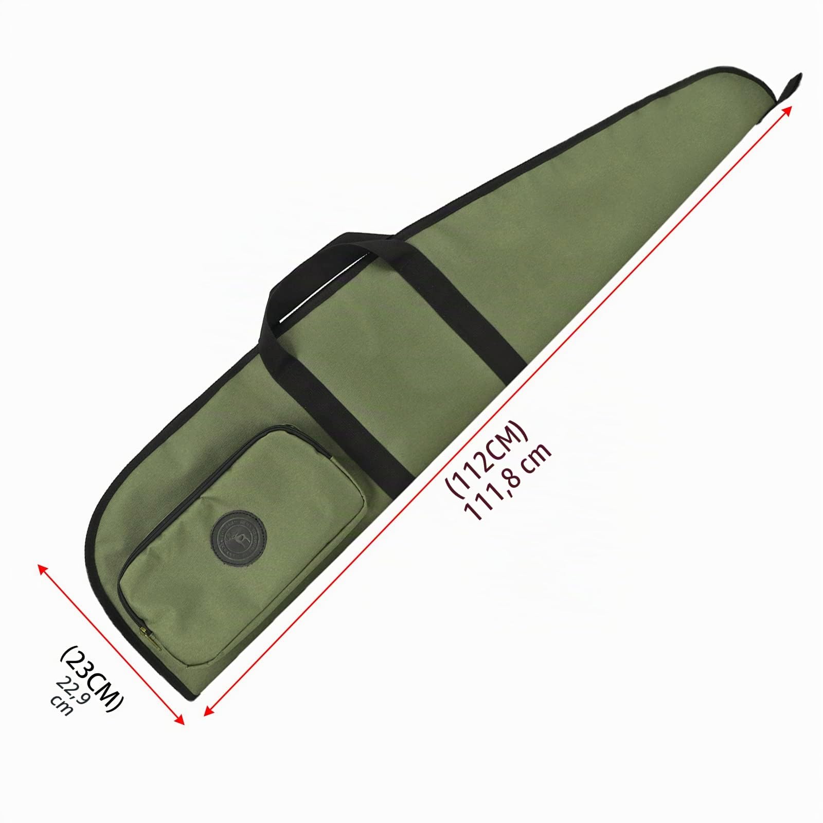 Borsa per fucile in nylon, extra morbida e imbottita, con tasca con cerniera, 106,7 cm