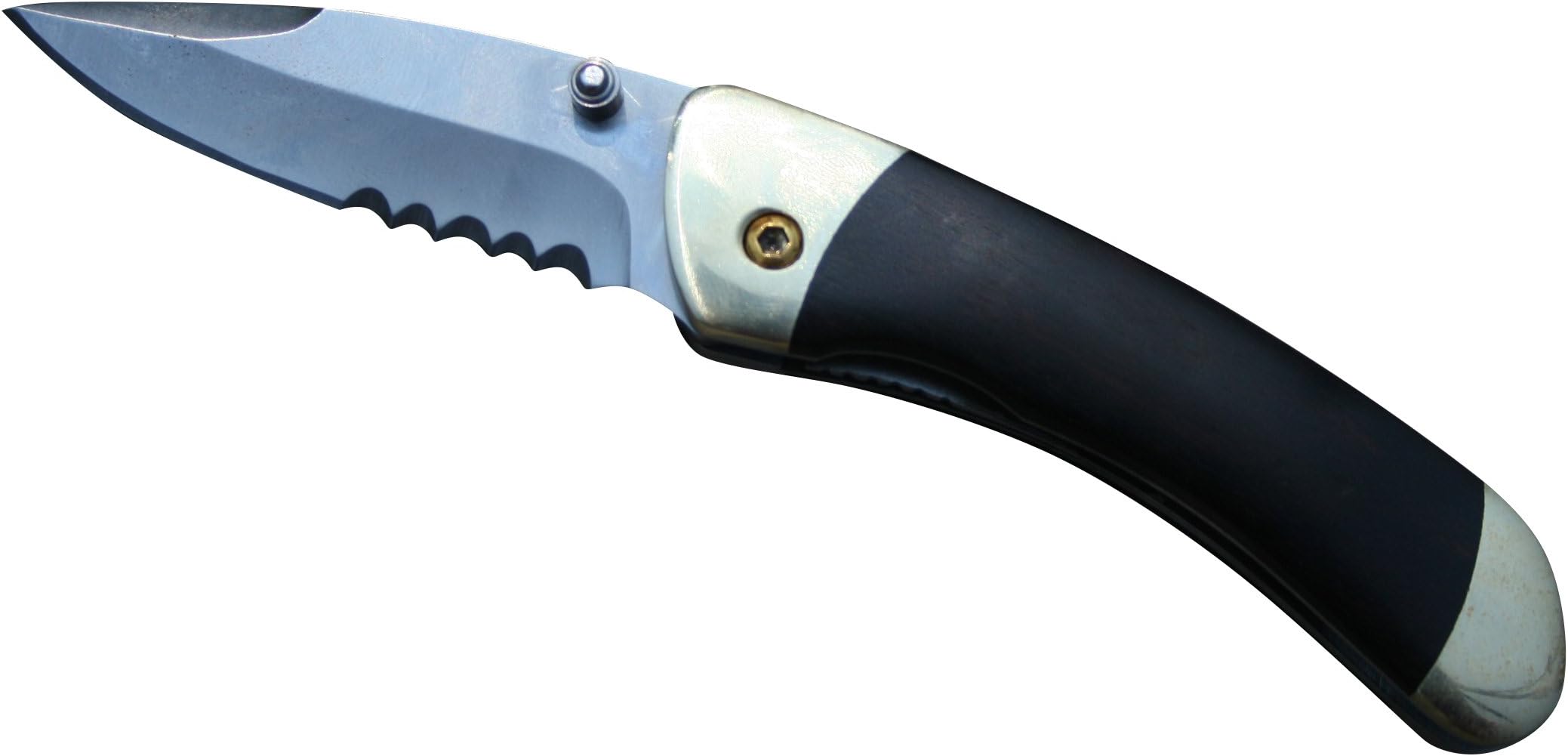 Parker River "Classic" Linerlock Pocket Knife with Ebony Wood Sides.
