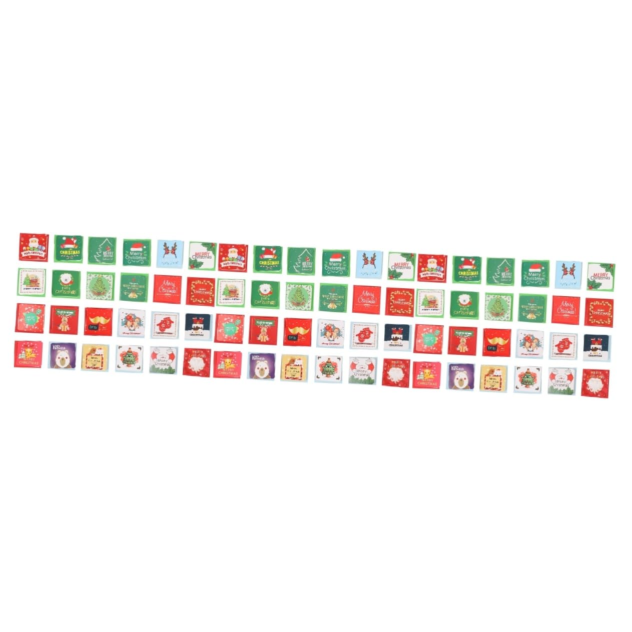 6 Set Di Biglietti Di Auguri Natalizi in Grandi Quantità 50 Biglietti Carta Speciale Design Di Babbo Natale Albero Di Biglietti Di Auguri Festivi Per Il Anno