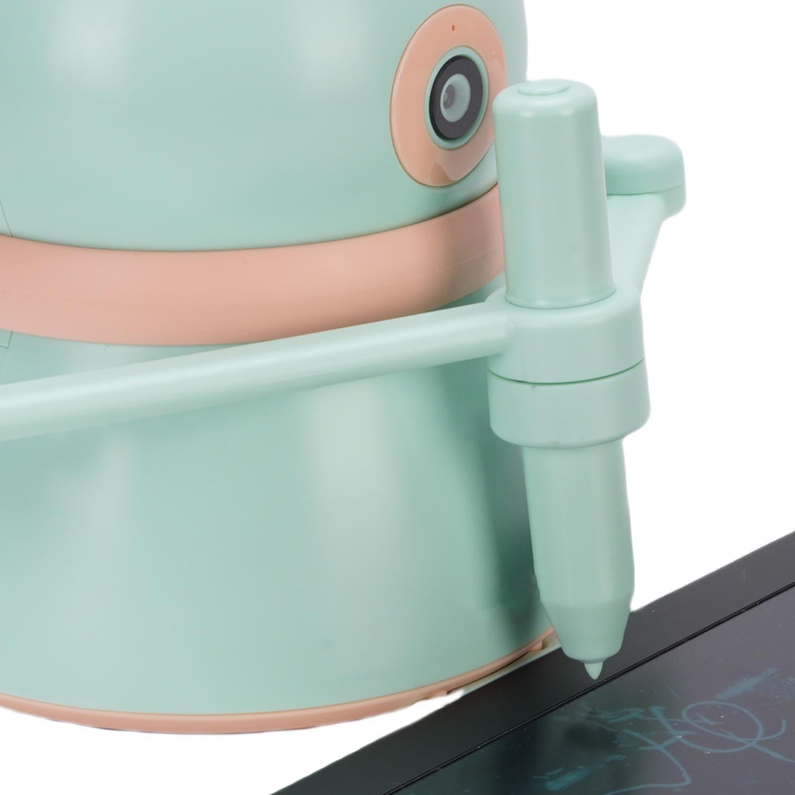 Inteligentny Robot do Rysowania, Edukacyjna Zabawka do Rysowania ABS z tablicą kreślarską i 4 Kartami, Interaktywny Robot Nauki Plastyki dla Dzieci, łatwy w Użyciu ćwiczeń Kreatywnych w Domu