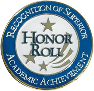 Anderson's Honor Roll Award Pin Packs, Lapel Pins for Student Recognition, Celebrating Academic Excellence, Classroom Achievements, Graduation, School Spirit Events, Community Service
