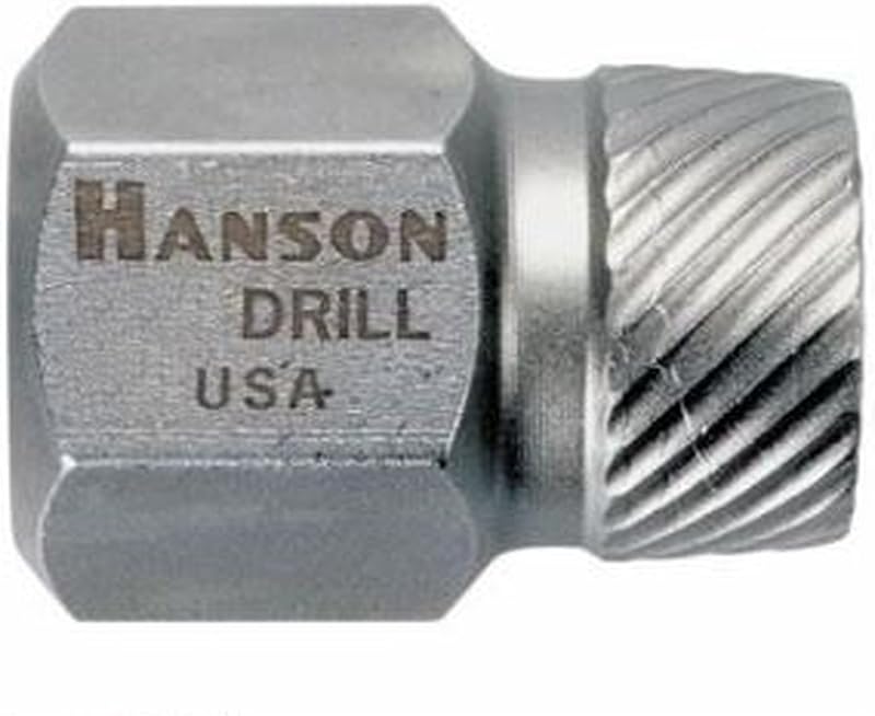 Hanson 53204 Extractor de 7/32" Multi Spline, para extracción de troqueles de grifo