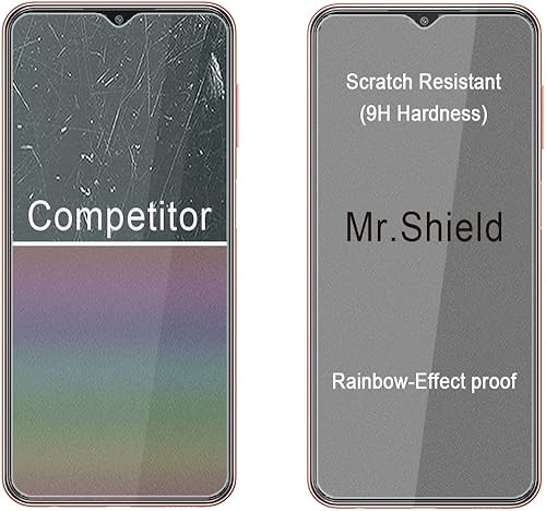 Miniatura 5 de Mr.Shield Paquete de 3 Diseñado para Samsung Galaxy M13  Galaxy F13 vidrio templado Vidrio japonés con dureza 9H Protector de pantalla con reemplazo