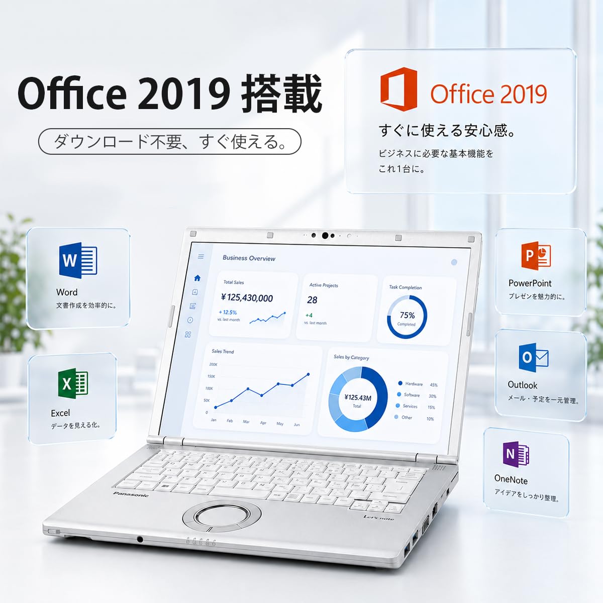 Amazon.co.jp: 【整備済み品】パナソニックノートパソコンLet's note