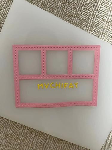 Miniatura 3 de Mvchifay Troqueles de corte de marco de ventana para hacer tarjetas, troquelados de metal, herramienta de álbumes de recortes, plantilla de