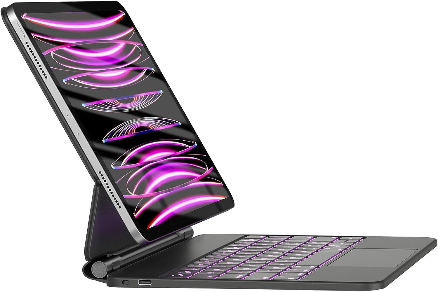 HOU for iPad Keyboard Case，iPad Pro 11 Inch (4th/3rd/2nd/1st) Gen 2022