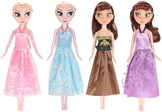 لعبة عروسة فروزن في صندوق للبنات مقاس 24 سم بأشكال وألوان فساتين متعددة