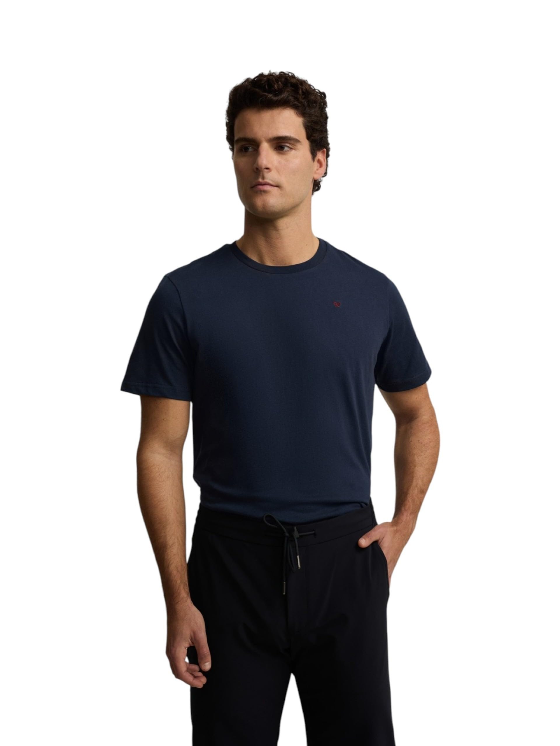 Silbon Men's Navy Minilogo Short Sleeve T-Shirt For Xl