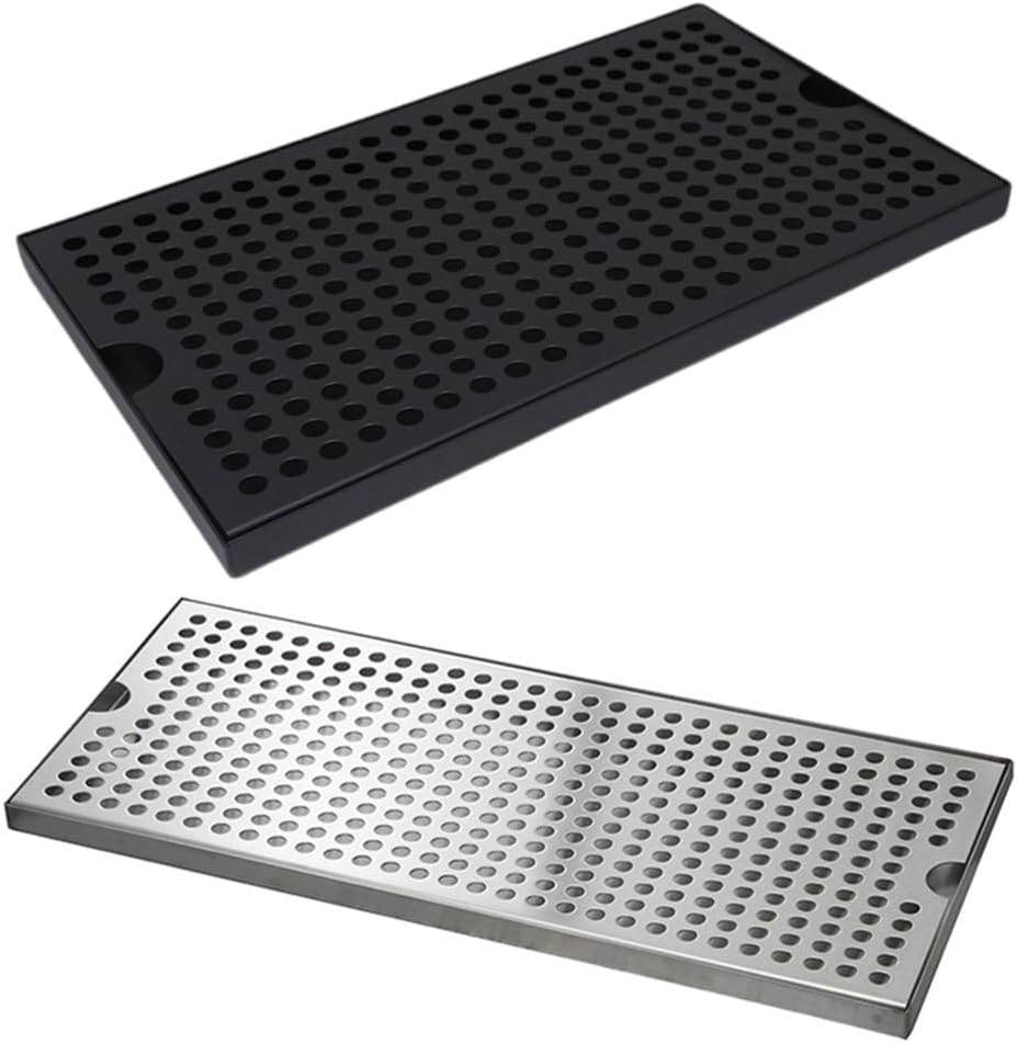 Beer Drip Trays Stainless Steels Kegerator Drip Tray for Beer Beverage Enduring
