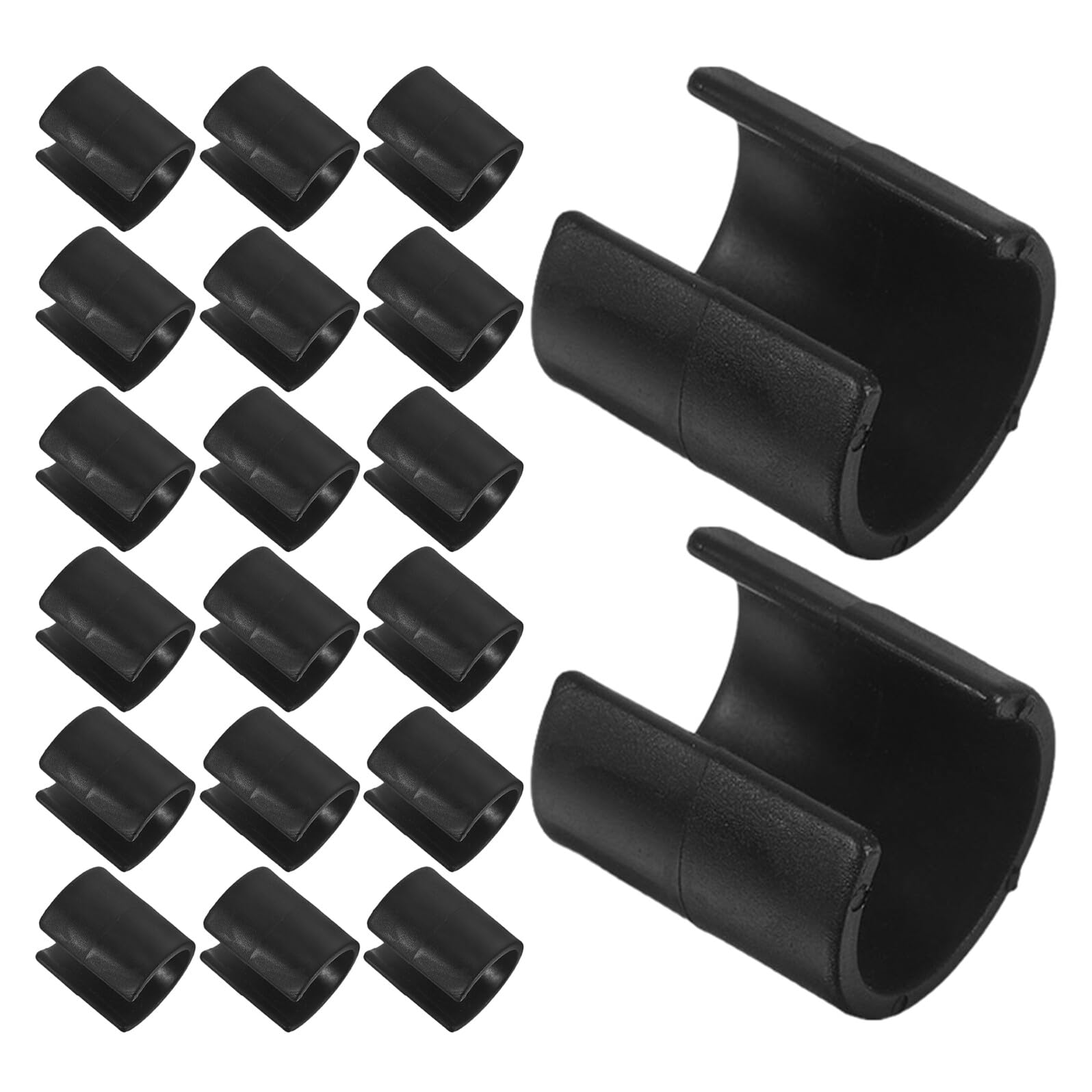 TOPBATHY Lot De 25 Clips De Fixation En Abs Pour Poteaux De Drapeau De Corner De Football Connecteurs Robustes Et LéGers Pour Accessoire D’EntraîNement ÉQuipement De Marquage Polyvalent Et Ré