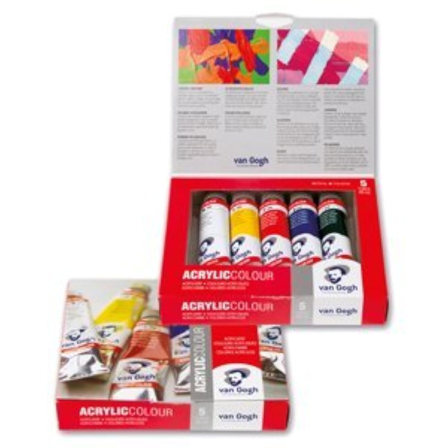 Van Gogh Talens Acrylic Paint Starter Set with 5 x 40 ml Tubes in Box