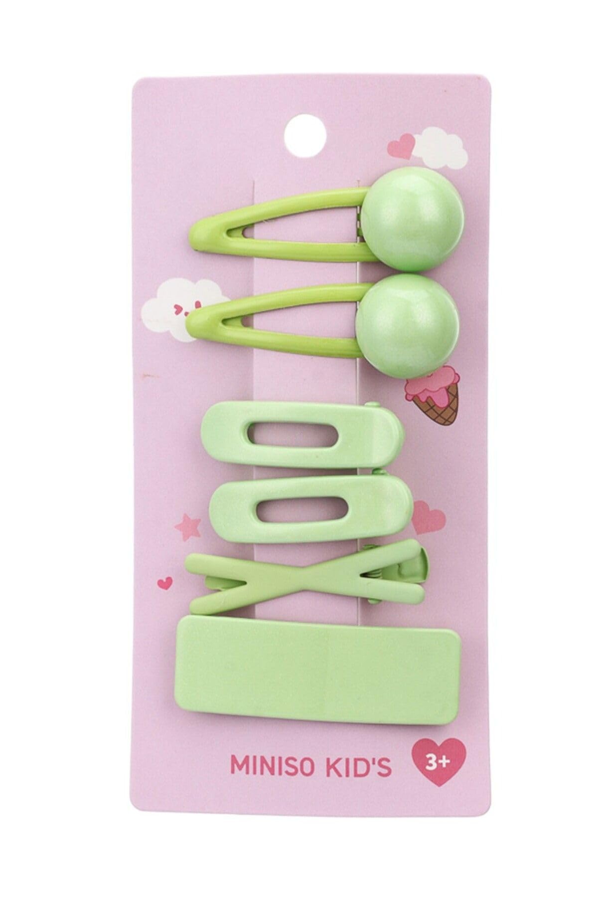 Miniso 6'Lı Renkli Sevimli Saç Tokası Seti