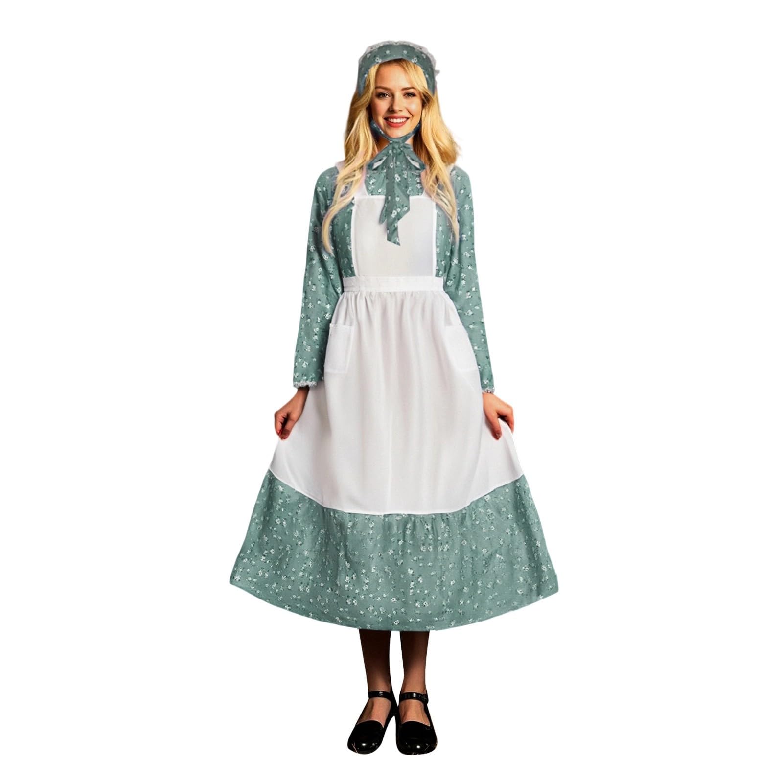 Generico Abito Medievale Donna Cosplay Gotico Lolita Maniche