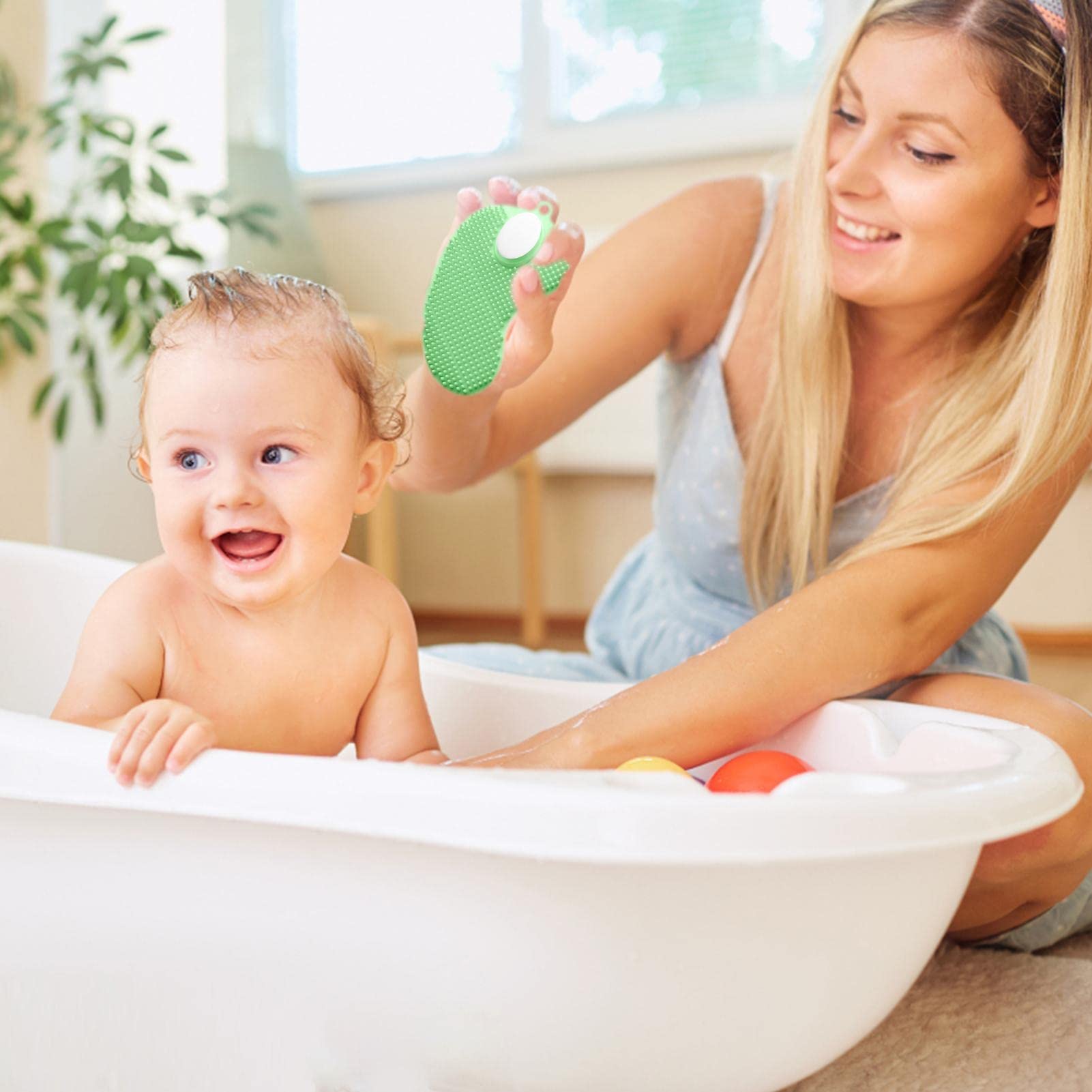 5 cepillos masajeadores de cabeza, masajeador de cabello de doble cara para el crecimiento del cabello, masajeador de cuero cabelludo exfoliante para extracción, cerdas de silicona suave, llega
