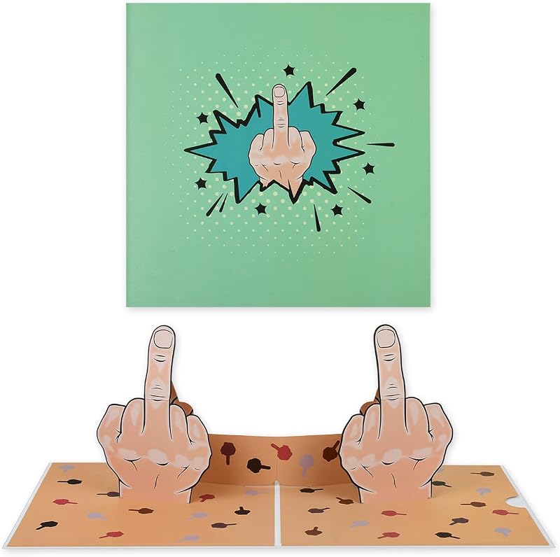 DS. DISTINCTIVE STYLE Middle Finger Birthday Card 