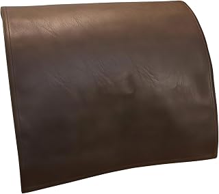 Funda para reposacabezas de 17 x 27.2 pulgadas, color marrón, protector de sofá reclinable de piel sintética, suave, resistente a los arañazos, fácil de instalar