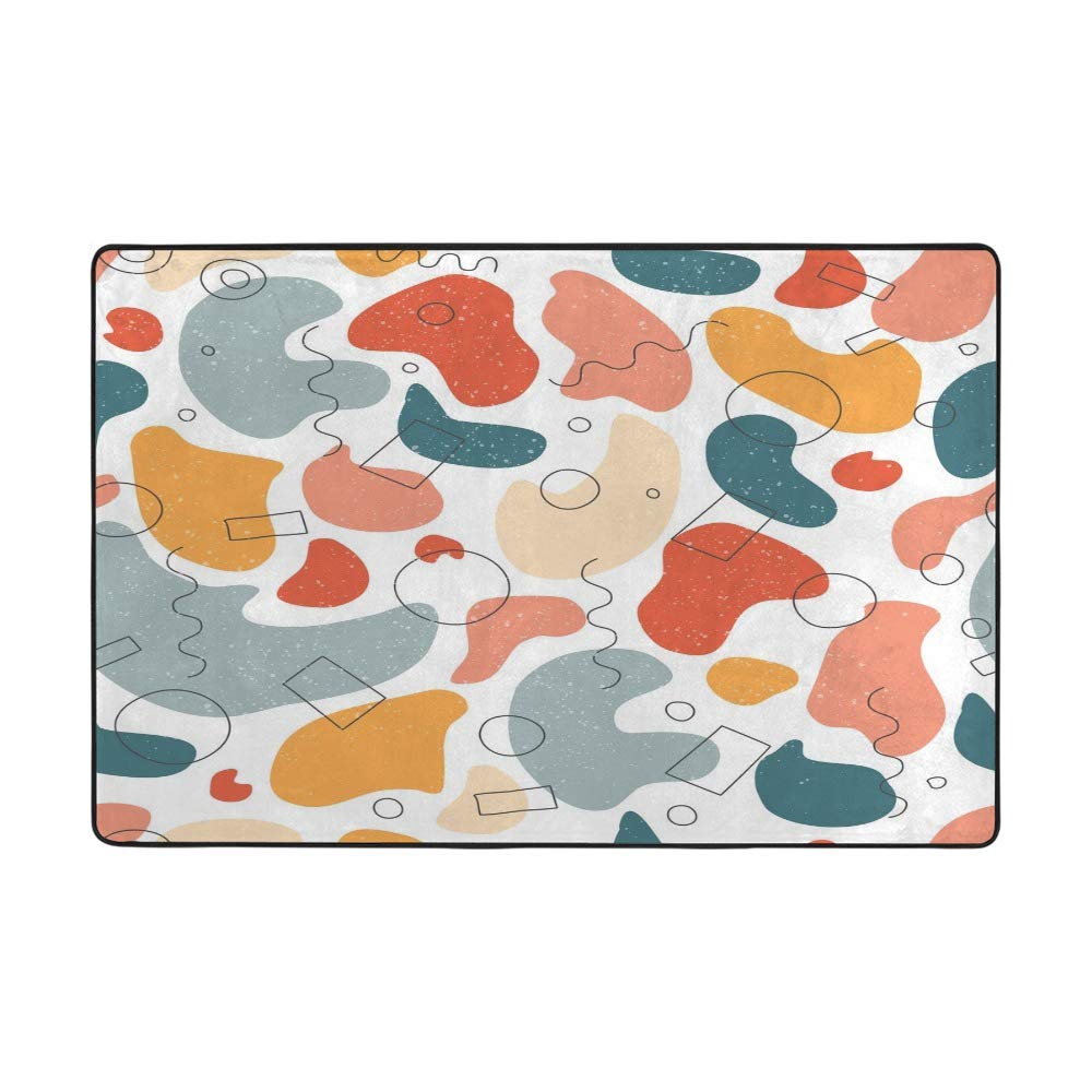 Grand tapis de sol antidérapant intérieur et facile à nettoyer contre les glissades