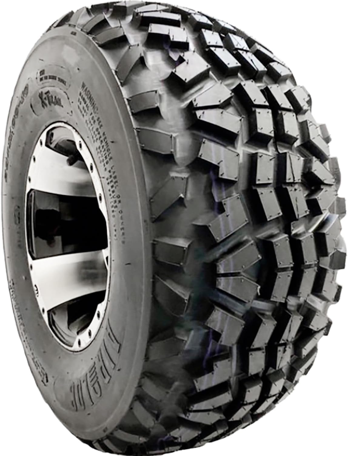 Airloc X-Trail 24X10.50-10 Load Range 8 Ply Off-Road All-Terrain ATV UTV BSW Black Side Wall Tire