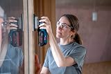 Bosch Professional 18V System ponceuse vibrante sans-fil GSS 18V-13 (moteur ss charbon, sac à poussière, 3 plateaux ponçage, 3 feuilles abrasives, gabarit perforation, L-BOXX) - 6