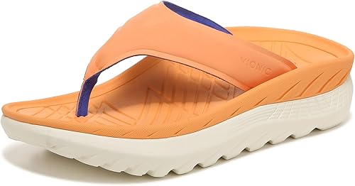 Vionic Sandalias de recuperación para todo género Blissful Restore - Sandalias de apoyo para los dedos del pie que incluyen comodidad de tres zonas