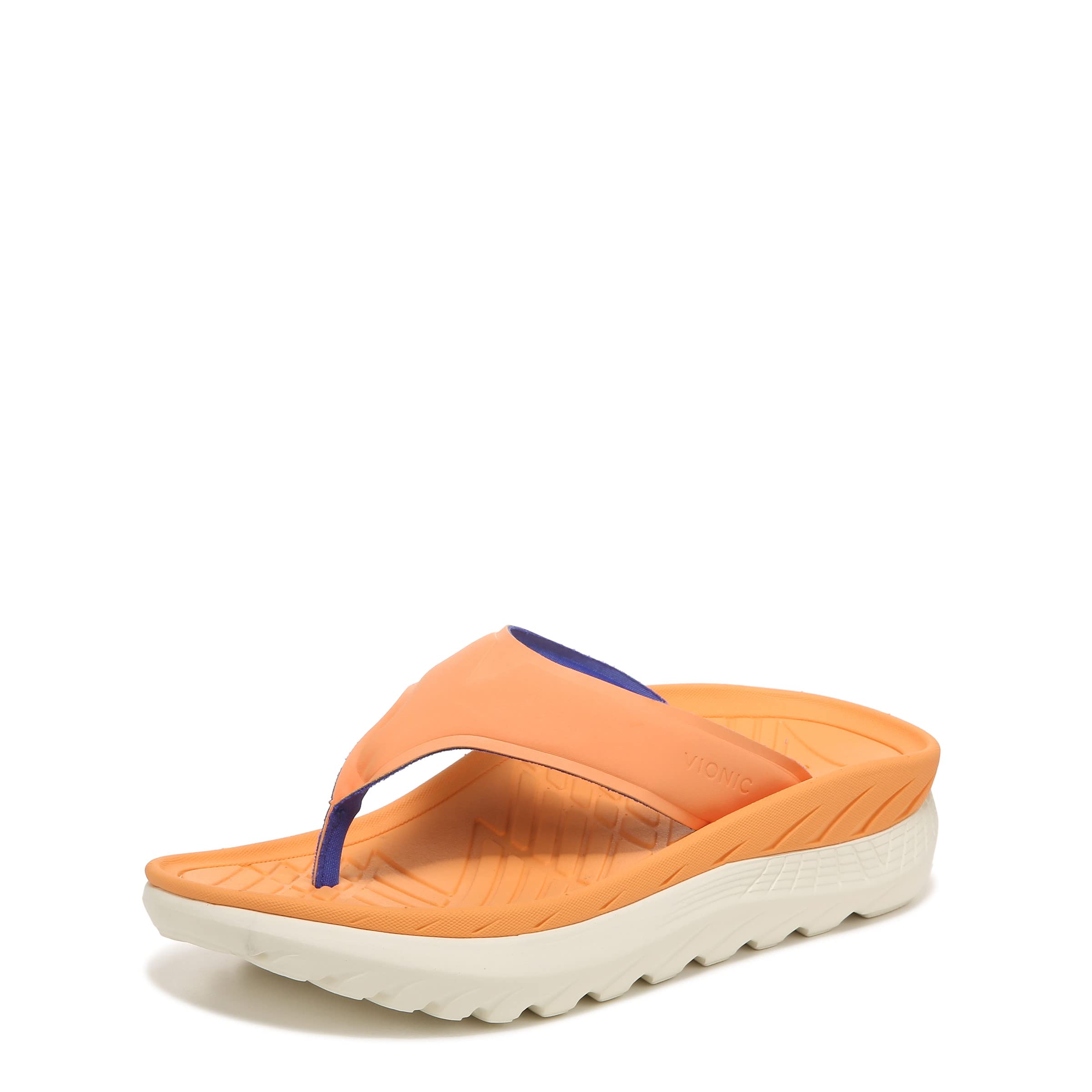 Vionic All Gender Blissful Restore Recovery Sandal- Supportive Toe-Post Flip Flops That Include Three-Zone Comfort with Orthotic Insole Arch Support,Recovery Sandals for Women and Men