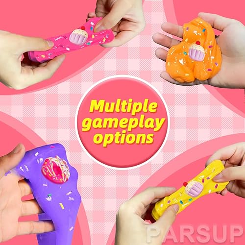 Miniatura 4 de PARSUP 30 tarjetas de San Valentín con slime para niños, tarjetas del día de San Valentín para intercambio de aula, regalos de fiesta del día de San