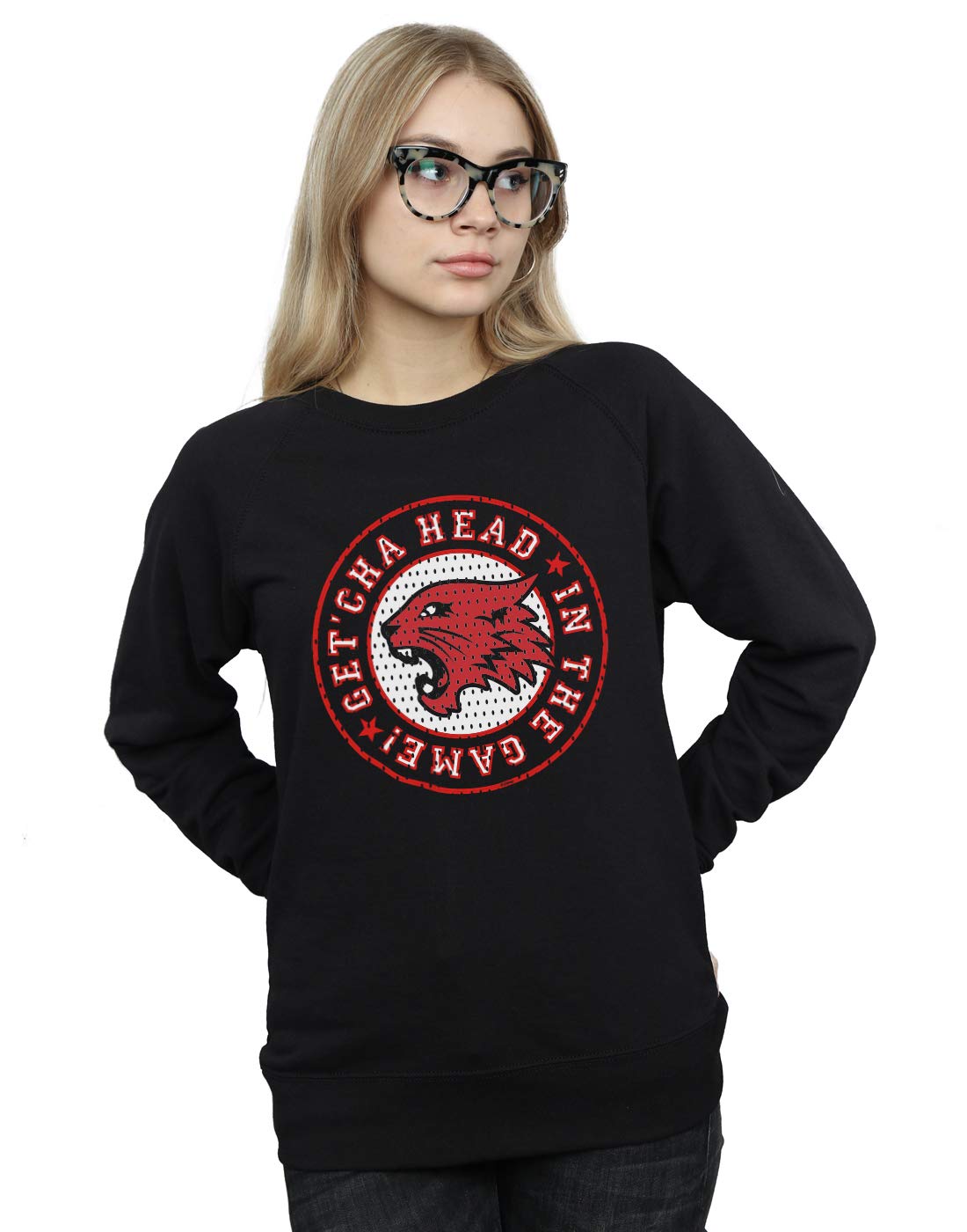 Disney Women's Black High School Musical The Musical Head In The Game Sweatshirt In Small