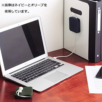 Amazon | リヒトラブ ケーブルリール マグネット付き ネイビー A7757
