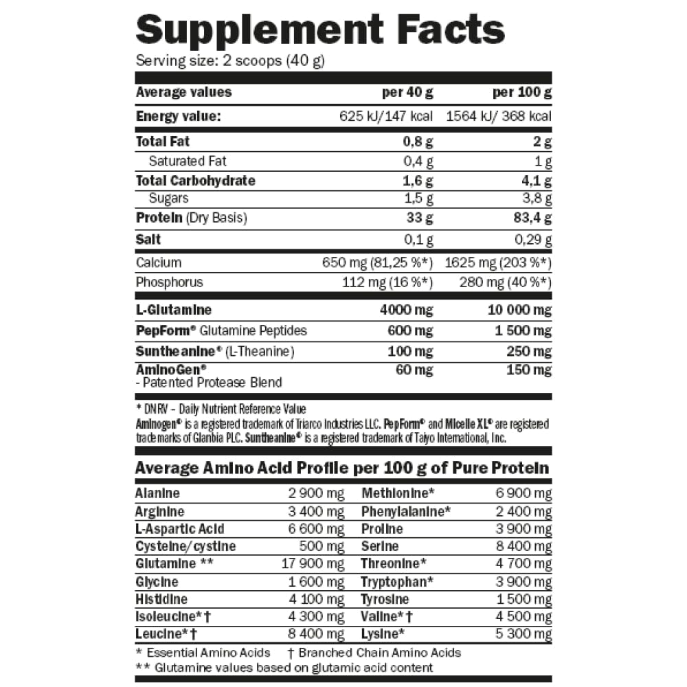 AMIX Nutrition, Micelle Hd Casein, Caseina Proteína, Contenido 1600 g, Sabor a Milk Vainilla, Suplemento Alimenticio con Proteína de Suero, Composición Exclusiva para Aumentar Masa Muscular