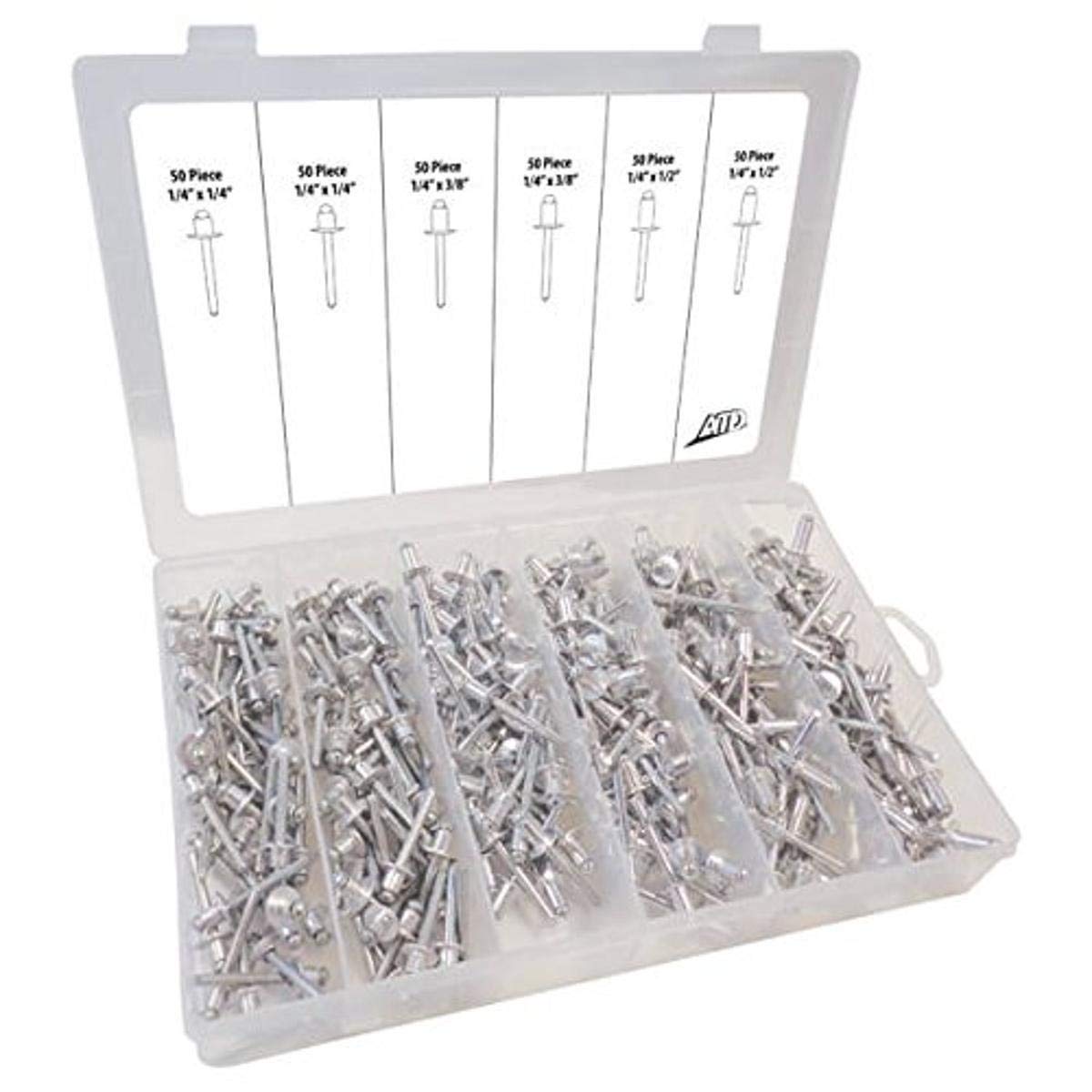 ATD Tools 341 Aluminum Blind Rivet Assortment, 1 Pack