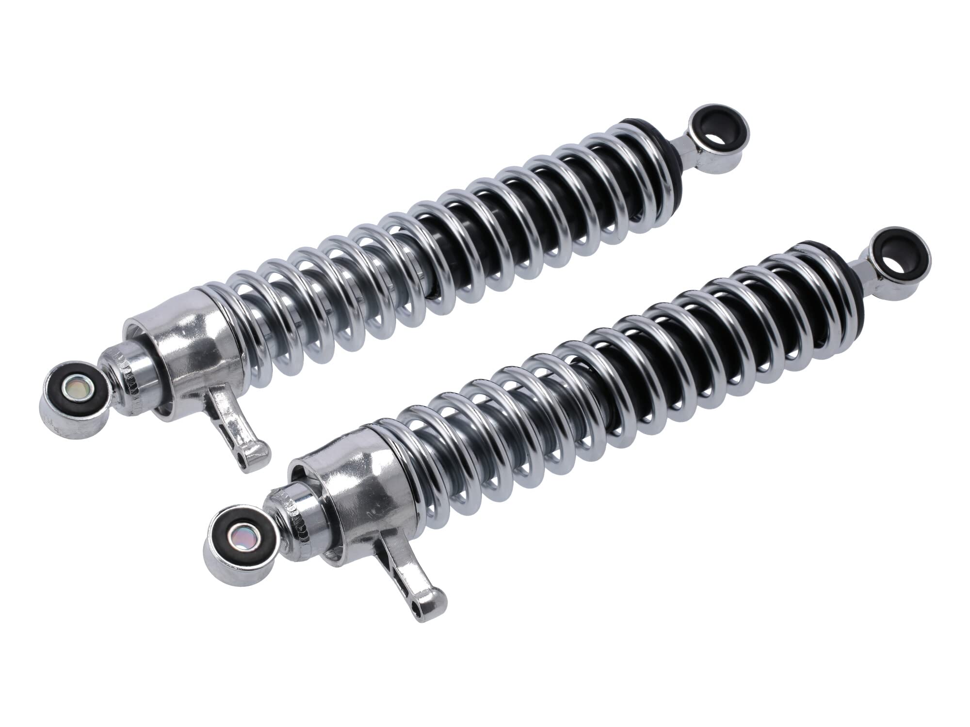 AKF Set: Federbeine hinten mit Verstellhebel, 360mm - für MZ ETZ, TS