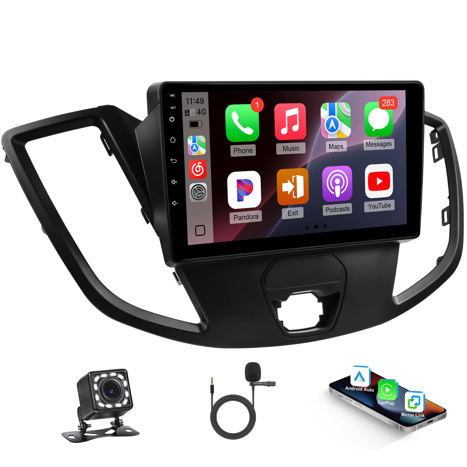Photo 1 of Naifay Linux Double-DIN MP5 Player for Ford Transit (2013-2019)