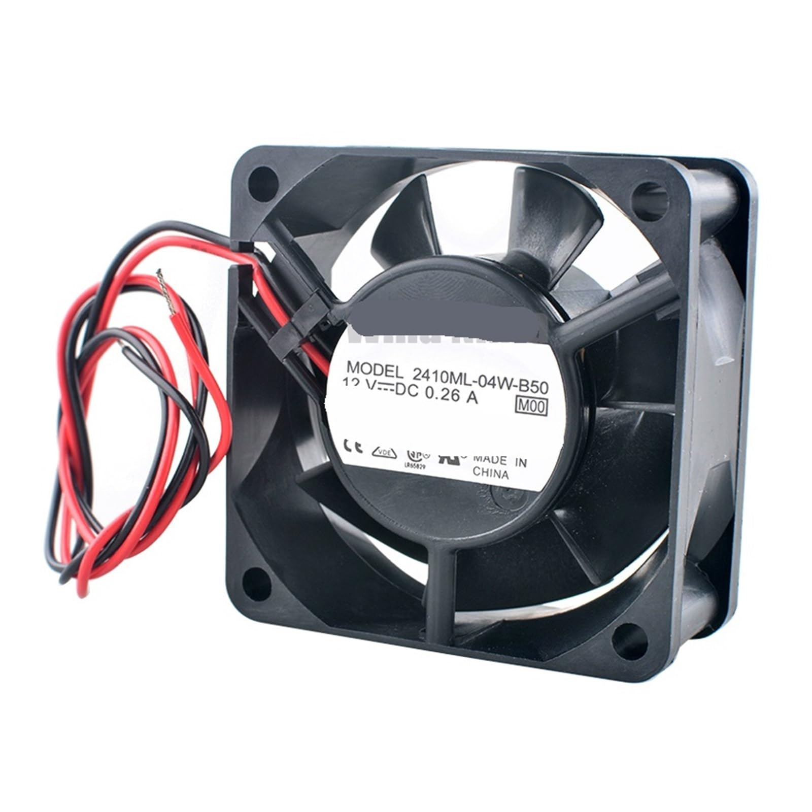 JJKKOZVQF 2410ML-04W-B50 Dual Ball Bearing Cooling Fan 6cm 60x60x25mm DC12V 0.26A 2-Pin 60mm Fan
