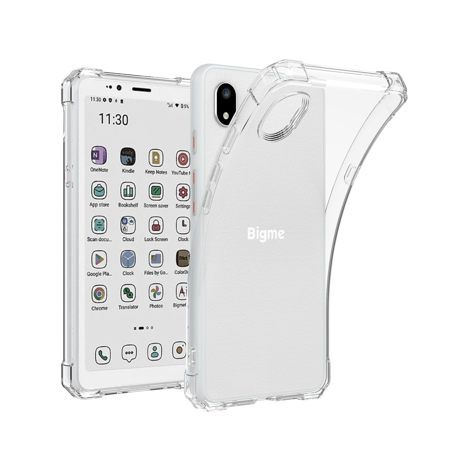 Clear Case for 5.84" Bigme HiBreak S ePaper Smartphone | Scratch-Resistant | Thin & Light | TPU Transparent Flexible Back Shell Cover