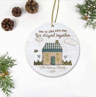 Special New Year Ornament For Your Family 2021 - When The World Stayed Apart We Stayed Together The Rooney Family - Family Rooney Ornament 3" Plastic Flat