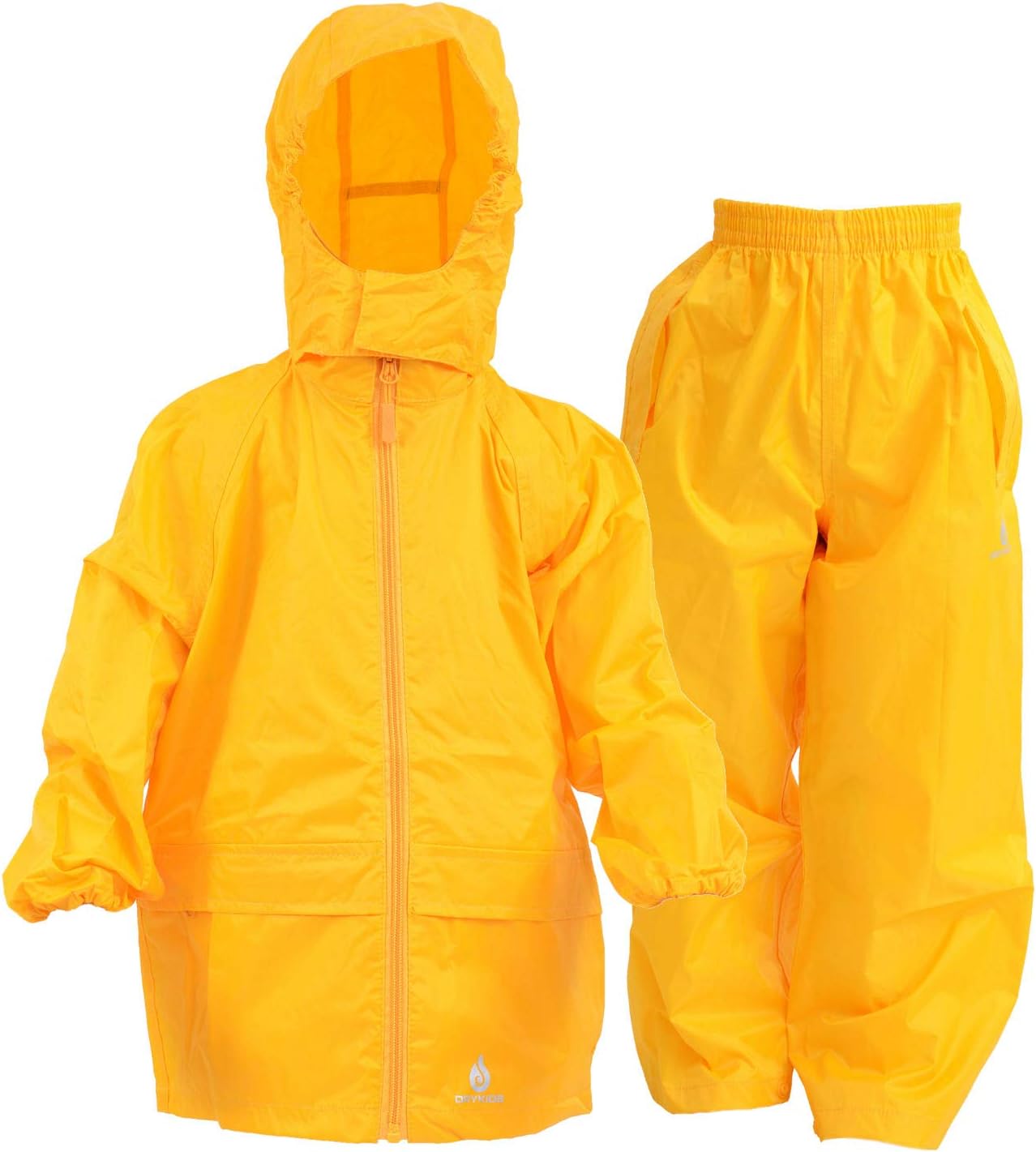DRY KIDS Waterproof Suit - Comprising of Waterproof Packaway Jacket and Waterproof Over Trousers
