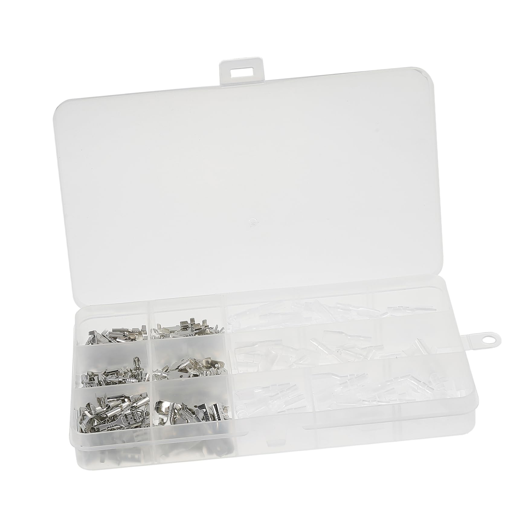 SOLUSTRE Crimp Terminal Connectors Set 270pcs Insulated Wire Spade Connectors Male and Female Plugs Sleeve for Home/auto/Audio