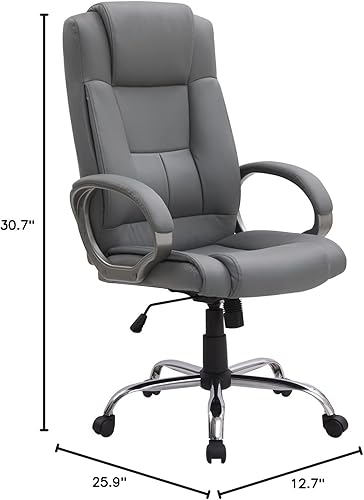 Miniatura 2 de Naomi Home Silla de conferencias de oficina ejecutiva con respaldo alto, sillas de mesa de conferencias con reposabrazos, soporte lumbar, altura