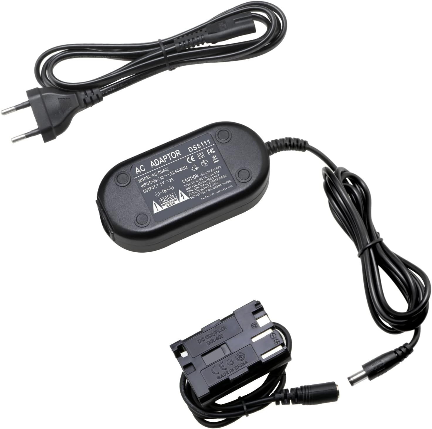 Adaptateur Secteur Remplacement ACK-E8 Glorich Pour Canon EOS Rebel T5i, T4i, T3i, 700D, 650D, Etc.