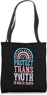 Protect Trans Youth In North Dakota Transgender Ally Voter Tote Bag