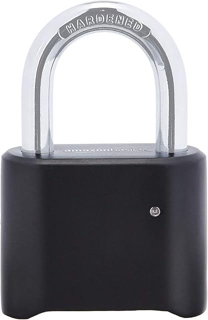 Amazon Basics AB-PL103 Padlock, 1-Pack - Black