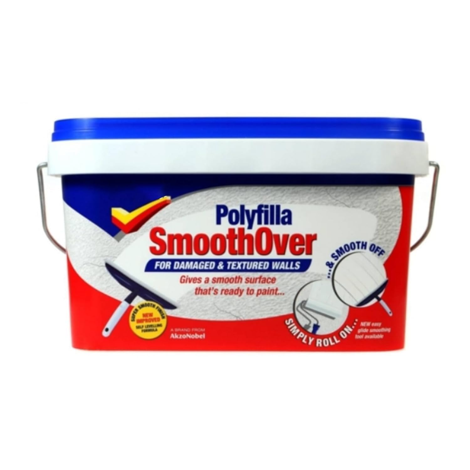 HOCHSTE® Polyfilla SmoothOver Wall Filler 2.5L, 1Pcs