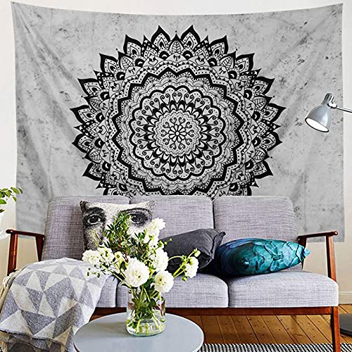 Livole マンダラ ボヘミアン タペストリー 大判 洗える 多機能ホーム装飾 模様替え 個性ギフト 壁 窓 リビングルーム ベッドルーム 部屋 飾り用 150*150cm